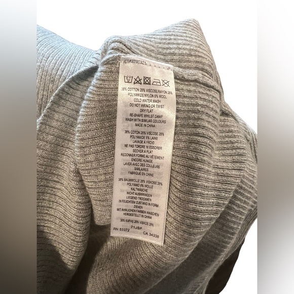 French Connection Knit Wool Blend Midi/Maxi Bodycon Dress NWT - Picture 6 of 6